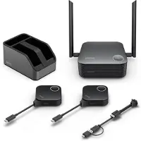 BenQ InstaShow WDC25 - For Huddle & Large Rooms - paket för videokonferens (InstaShow-mottagare, 2 InstaShow-knappar)