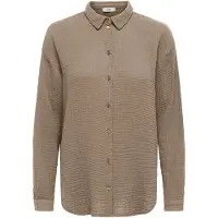 JDY Blus 'JDYTHEIS' mörkbeige