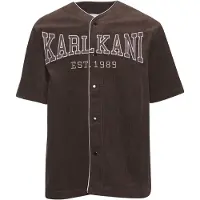 Karl kani Skjorta choklad / ljusbrun / vit