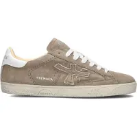Premiata för män. STEVEN Träningsskor Steven 6221 brun (43), Hud, Karta, Nyckelband, Casual