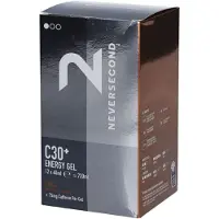 Neversecond C30+ Låda Med Energigeler Cola 60ml 12 Enheter