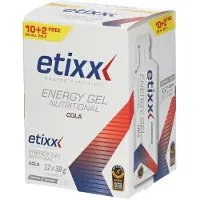Etixx Nutrional Låda Med Energigeler Cola 38g 12 Enheter