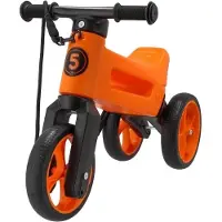 Heel FUNNY WHEELS Rider Super cykel/trehjuling för barn, orange färg