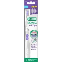 Gum Sonic Ortho Batteritandborste Mjuk 1 st