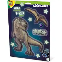 Ses - Utforska - Självlysande T-Rex och Pterosaur - - One Size - Dekoration