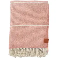 Klippan Ullpläd - 130x200 cm - Återvunnen ull/lamull - Frank Salmon Pink