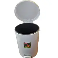 Curver papperskorg med fotpedal 15 liter vit