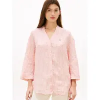 Tommy Hilfiger Relaxed Fit Pure Linen Half Sleeve Shirt