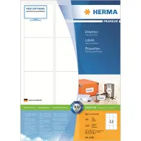 Herma Adressetiketter A4 | 63,5 x 72mm | Premium 4266 | vit | 1.200st