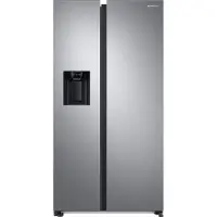 Samsung RS8000NC RS6GA884CSL - Kylskåp/frys - sida vid sida med vattenbehållare, isbehållare - bredd: 91.2 cm - djup: 71.6 cm - höjd: 178 cm - 635 liter - Klass C - design i rostfritt stål