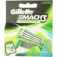Gillette Mach3 Sensitive Razor Blades X4
