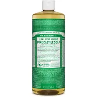 Dr Bronner's Dr. Bronner's - Pure-Castile Flytande Tvål (Mandel, 32 oz) - Gjord med Ekologiska Oljor, 18-i-1 Användningar