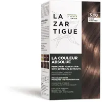 Lazartigue La Couleur Absolute 5.00 Light Chestnut - Permanent Haircolour with Botanical Extracts - Nourishing Color and Shine - Fri frn ammonia