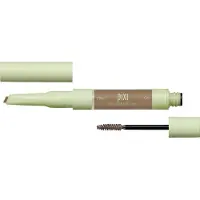 Pixi 2-In-1 Natural Brow Duo, Brow Pencil & Gel, 0740 Natural Blonde, 1 ea beige