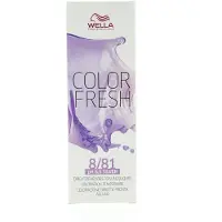 Wella Color Fresh Professionell hårtoning 75 ml Silver 8/81 Hellblond Perl-Asch