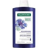 Klorane A La Centaurea Bio Schampo mot Gula Toner för Grått och Blont Hår 400 ml