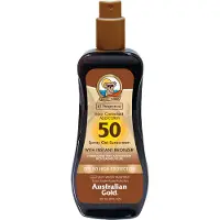 Australian Gold spray gel with bronzer SPF50