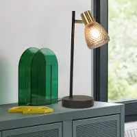 Corep Bordslampa , Giada, Svart, Vardagsrum, Metall