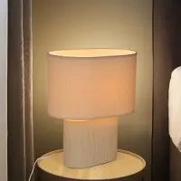 Corep Bordslampa , Santorini, Beige, Vardagsrum, Keramik