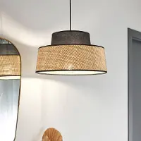 Corep Taklampa , Mallorca, dimbara, Beige, Vardagsrum, Tyg / textil