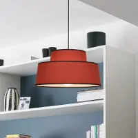 Corep Taklampa , Mallorca, dimbara, Brun / rost, Vardagsrum, Tyg / textil