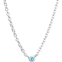 Efva Attling Micro Blink halsband blå topas 10-100-02421-4045