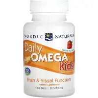 Nordic Naturals , Dags Omega Barn, Naturlig Frukt, 30 Mygga Gel