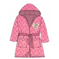 Borg Living Barn badrock - Str. 3-4 år - Paw Patrol morgonrock till barn - Rosa