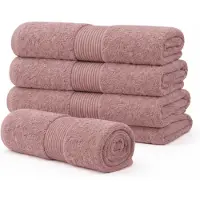 Borg Ekologisk handduk - 100% GOTS-certifierad bomull - 50x100 - Dammrosa