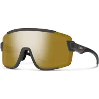 Smith - Solglasögon - Wildcat Matte Gravy ChromaPop Polarized Bronze Mirror för Unisex - Svart