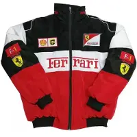 Opel Ferrari Racingdräkt Broderad Motorcykeljacka Cykeldräkt Motorcykeldräkt Casual Sportjacka För Ferrari 488 Roma F8 SF90 XXL