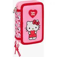 Hello Kitty 12.5x19.5x5.5 Cm Triple Pennfodral