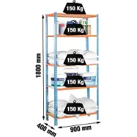 Simon Rack Maderclick 5/400 Metallhylla