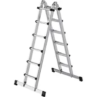 MUNK Günzburger Steigtechnik 32124 Aluminium Teleskopstege Arbetshöjd (max.): 7.5 m 21 kg