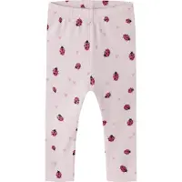 Name it Leggings - Bomull/Modal - NbfHaline - Vagga Rosa m. Skju - - 68 - Leggings
