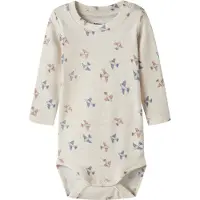 Name it Body l/ä - Bomull/Modal - NbmHop - Peyote Melange - - 68 - Body L/Ä
