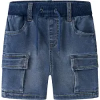 Name it Shorts - NmmBen - Baggy DNM - Noos - Denim Blue - - 3 år (98) - Shorts