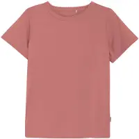 Minymo T-shirt - Viskos - Vissnade Rose - - 7 år (122) - T-shirt