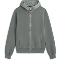 Ecoalf för män. MCMGAHYDYLAN0303S26-125 Dylan Hybrid huvtröja grön (XL), Casual, Ekologisk bomull