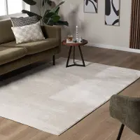 NATURL. Kortluggad matta | Essenza gräddvit hos Volero | 160x230cm | Polypropen | Enfärgad | Rektangulär | Låg lugg