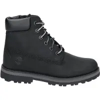 Timberland unisex för barn. TB0A28UD0011 Läderstövlar med snörning Courma Kid svart (28), Hud, Karta, Nyckelband, Casual, Hållbar, barnmode