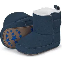 Sterntaler Boots Nubuk Teddyflausch marine