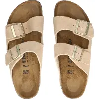 Birkenstock för kvinnor. 1029260 Sandaler i läder Arizona Leve (Smal passform) beige (39), Hud, Karta, Ingen, Casual