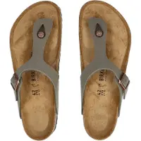 Birkenstock Pantolette 'Gizeh' stone