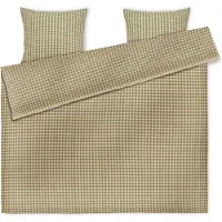 Juna dubbelt påslakanset 200x220 cm - 100% ekologisk bomull - Kreppsängkläder grön