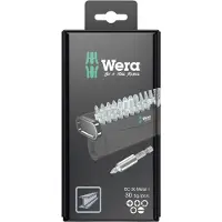 Wera Bit-Check 30 Metal 1 SB 05057440001 Bit-Set 30 delar Stjärnspår Phillips, Stjärnspår Pozidriv, TORX, Spår, Inner-sexkantig inkl. bithållare