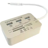 LC-Power LC-HUB-C-CR - Hubb - 3 x SuperSpeed USB 3.0 - skrivbordsmodell