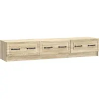 vidaXL TV-skåp med låda Sonoma-ek 147 x 34,5 x 27 cm Konstruerat trä