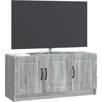 vidaXL TV-skåp Grå sonoma-ek 99 x 34,5 x 47 cm Konstruerat trä