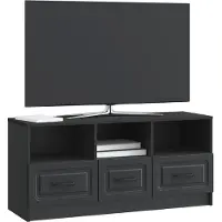 vidaXL TV-skåp med låda Svart 102 x 34,5 x 47 cm Konstruerat trä